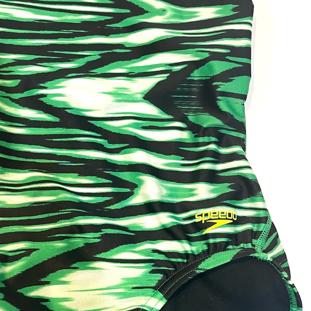 Speedo Wave Wall Crossback Pro LT One Piece Swimsuit - Size 6 - Picture 3 of 8